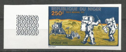 Niger,Apollo XVII 1972.,imperforated,MNH - Niger (1960-...)