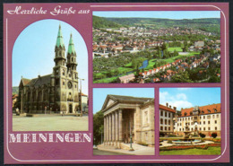 C7935 - TOP Meiningen Theater Kirche - Verlag Bild Und Heimat Reichenbach - Meiningen