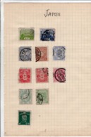 11 Timbres Japon - Collezioni & Lotti