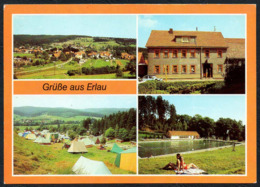 C7948 - TOP Erlau Kr. Suhl - Konsum Gaststätte Zur Erholung Campingplatz Waldbad - Verlag Bild Und Heimat Reichenbach - Suhl