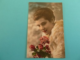 FANTAISIE BEAUTE FEMMES D'AUTREFOIS CARTE DE VOEUX - Frauen