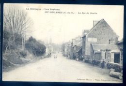 Cpa Du 22  Gouarec La Rue Du Moulin  LZ122 - Gouarec