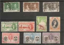 NYASALAND 1937 - 1953 SETS + 1951 DIAMOND JUBILEE VALUES FINE USED Cat £13+ - Nyassaland (1907-1953)