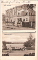 FELDBERG Mecklenburg Hotel Dörnbrack Blick Auf Den See Belebt Kinder 29.3.1928 Gelaufen Nach Heldrungen - Neubrandenburg