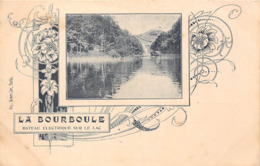 63-LA-BOURBOULE- BATEAU ELECTIQUE SUR LE LAC - La Bourboule