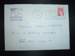 LETTRE TP SABINE 1,30 OBL.MEC.31-3 1980 13 MARTIGUES PPAL B. DU RHONE + MARTIGUES SPORTS SAUVEGARDE DE LA NATURE - Autres & Non Classés