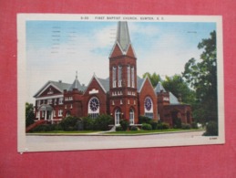 First Baptist  Church   South Carolina > Sumter Ref 3627 - Sumter