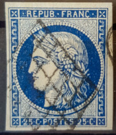 FRANCE 1850 - Canceled - YT 4a - 25c - 1849-1850 Cérès