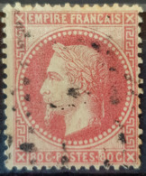 FRANCE 1867 - Canceled - YT 32 - 80c - 1863-1870 Napoléon III. Laure