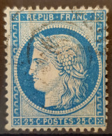 FRANCE 1873 - Canceled - YT 60B - 25c - 1871-1875 Cérès