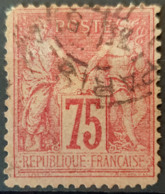 FRANCE 1876 - Canceled - YT 81 - 75c - 1876-1878 Sage (Typ I)