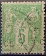 FRANCE 1898 - Canceled - YT 102 - 5c - 1876-1898 Sage (Tipo II)