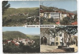 1960 Bargemon - Vue Générale - Hermitage Ste Anne - Eglise Et Porte Romaine - Ed Cap 13 - 4 Photos Sur Carte - Bargemon