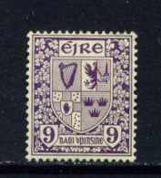 IRELAND  -  1922-23 Irish Free State First Definitives 9d Mounted/Hinged Mint - Nuovi