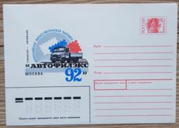 RUSSIE, Camion, Camions, Camionette, Entier Postal Neuf émis En 1992 - Camions