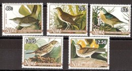 NIUE, Audubon,birds,vogels,vögel,oiseaux,pajaros,uccelli,aves, Yvert N°464/8. MNH, ** - Andere & Zonder Classificatie