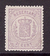 Niederlande 18 B Ungebraucht Wappen 2 1/2 C Geprüft 1870 (21910) - Nuevos