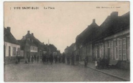 Sint Eloois Vijve - Vive Saint Eloi (Waregem) - La Place - Estaminet A La Concorde - Edit Silvain Biebuyck)  - Feldpost - Waregem