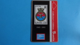 Gibraltar - Télécarte Collector's Edition 5 Units Royal Naval Reserve Headquarters 1965-1993 World War II Used - Gibilterra