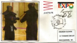 Universal Expo Brisbane 1988, Letter From The Japanese Pavilion (Japan National Day) - Lettres & Documents