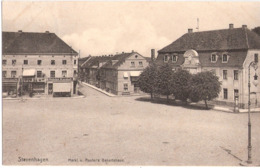 STAVENHAGEN Mecklenburg Markt Fritz Reuter Geburtshaus Rudolph Karstadt Geschäft Gelaufen 3.7.1910 - Teterow