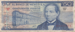 50 Pesos BANKNOTE MEXICO 1978 Umlaufschein - Mexico