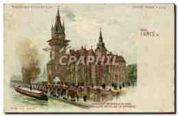 CPA Carte Transparente Paris Exposition Universelle De 1900 Le Pavillon Royal De La Hongrie Bateau - Dreh- Und Zugkarten