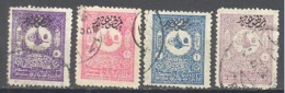 Turquie: Yvert Pour Journaux N° 23/28; 4 Valeurs - Newspaper Stamps