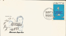 V) 1972 CARIBBEAN, SPORTS SUMMARY, SPORT EVENTS, ERNEST HEMING- WAY NATL. FISHING CONTEST, CANCELLATION IN BLACK, FDC - Briefe U. Dokumente