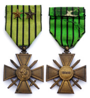 Croix De Guerre 1939 Avec 2 étoiles. Gouvernement Du VICHY, Marechal Petain (1939-1944) - Frankreich