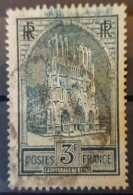 FRANCE - Canceled - YT 259 Mi 256 - Type I - 3F - Cathédrale De Reims - Oblitérés