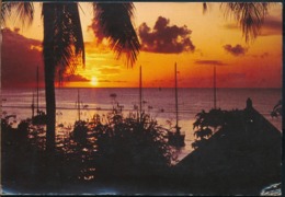 °°° GF660 - SAINT LUCIA - IMAGES DES ANTILLES - TROPICAL SUNSET - 1988 With Stamps°°° - Santa Lucia