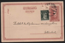 1926 TURKEY LONDON PRINTING POSTCARD - Interi Postali