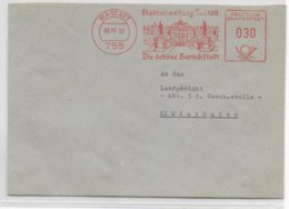 BRD - 1967 - EMA (STADTVERWALTUNG) Sur LETTRE De RASTATT - Machines à Affranchir (EMA)