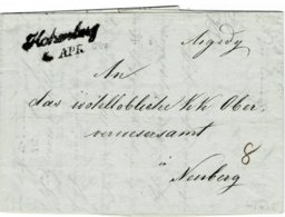 1840, " Hohenberg " (Nieder-Österreich), Früh! , #a1169 - ...-1850 Prefilatelia