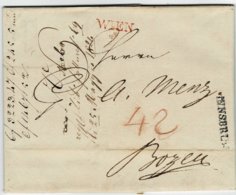 1824, " Tax-Änderungs-Stp.   L1 " INNSBRUCK " , #a1170 - ...-1850 Prephilately