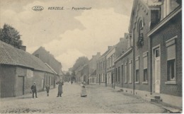 HERZELE : Peperstraat - TRES RARE CPA - Cachet De La Poste 1914 - Herzele