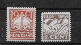 Serie De Holanda Nº Yvert 157/58 * - Nuevos