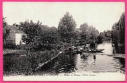 Ballancourt - Pêche Et Chasse - Hôtel JOUSSET - Edit. PAUL GUILLEMAIN - Simi Bromure A. BREGER Frères - Ballancourt Sur Essonne