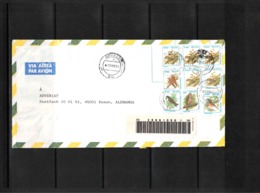 Brazil 1996 Interesting Airmail Registered Letter - Briefe U. Dokumente