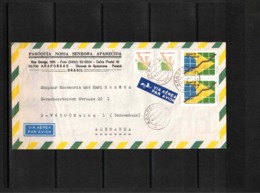 Brazil 1993 Interesting Airmail Letter - Briefe U. Dokumente