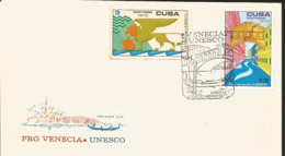 V) 1972 CARIBBEAN, PRO-VENICE-UNESCO, SAVE VENICE CAMPAIGN, BRIDGE OF SIGHS, LION OF ST. MARK,  WITH SLOGAN CANCELATION - Cartas & Documentos