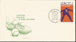V) 1972 CARIBBEAN, WORLD AMATEUR BASEBALL CHAMPION, WITH SLOGAN CANCELATION IN BLACK, FDC - Cartas & Documentos