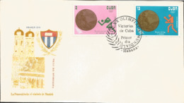 V) 1972 CARIBBEAN, XX SUMMER OLYMPICS, MUNICH, BRONZE, WOMEN’S RELAY, GOLD, 87KG BOXING, WITH SLOGAN CANCELATION IN BLAC - Storia Postale