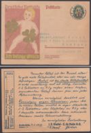 Mi-Nr. P 208, Zudruck "Riedel De Haen, Berlin", Bedarf, Selten! - Postkarten