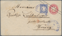 Bayern - Marken Und Briefe: 1870, Wappen 7 Kr. Mit Wasserzeichen Y (weite Rauten) In Seltener C-Farb - Sonstige & Ohne Zuordnung