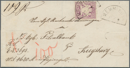 Bayern - Marken Und Briefe: 1875: 1 Mark Mit Wasserzeichen "Rauten", Sehr Tieffarbiges Und Tadellos - Autres & Non Classés