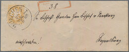 Bayern - Marken Und Briefe: 1875, Wappen 10 Kr. Dunkelchromgelb Mit Wasserzeichen 2 (weite Wellen) A - Sonstige & Ohne Zuordnung