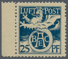 Bayern - Marken Und Briefe: 1912, Halbamtliche Flugpostmarke 25 Pf. Einwandfrei Gezähnt Und Postfris - Otros & Sin Clasificación