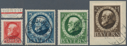 Bayern - Marken Und Briefe: 1914, 3 M - 20 M Ludwig III Je Sauber Gestempelt (109I Auf Bfst.), Nr. 1 - Other & Unclassified